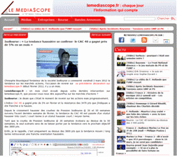 LeMediascope.fr : La tendance haussière se confirme